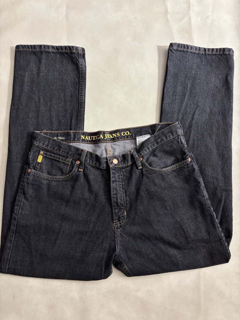 Nautica Jeans Co. Straight Jeans Size 36x30 Dark Wash Denim